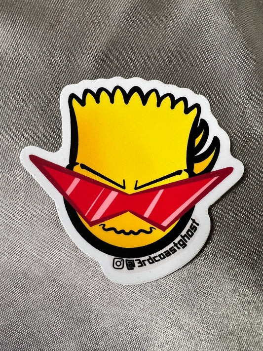 Ghosty Simpson Sticker