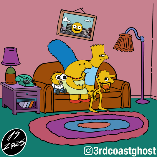 The Smiling Simpsons Sticker