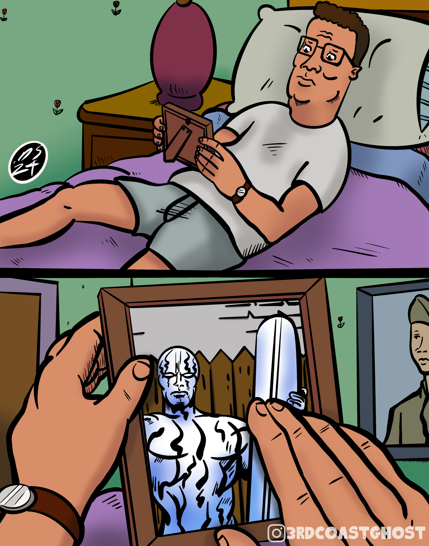 Hank Remembers Silver Surfer - Sticker