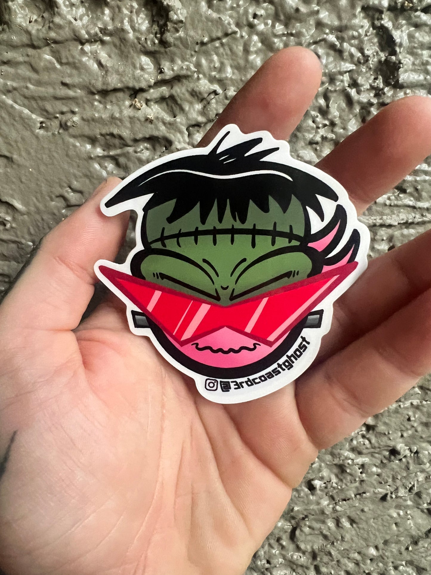 FrankenGhosty Sticker