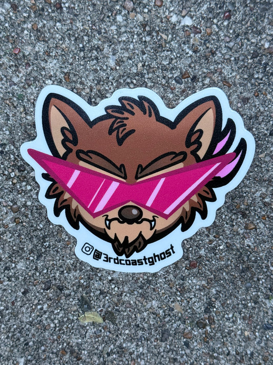 Werewolf Ghosty Sticker