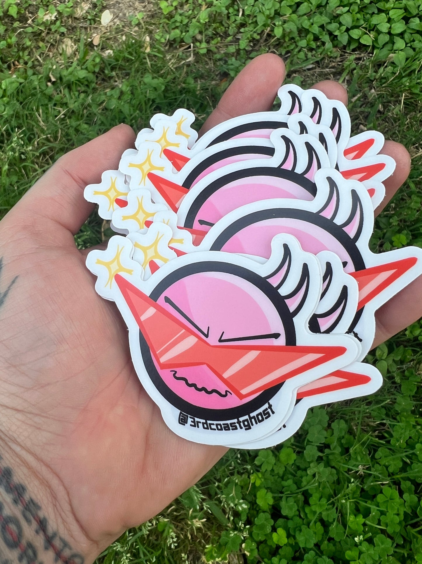 Ghosty Sticker (White Vinyl) (1st Design)