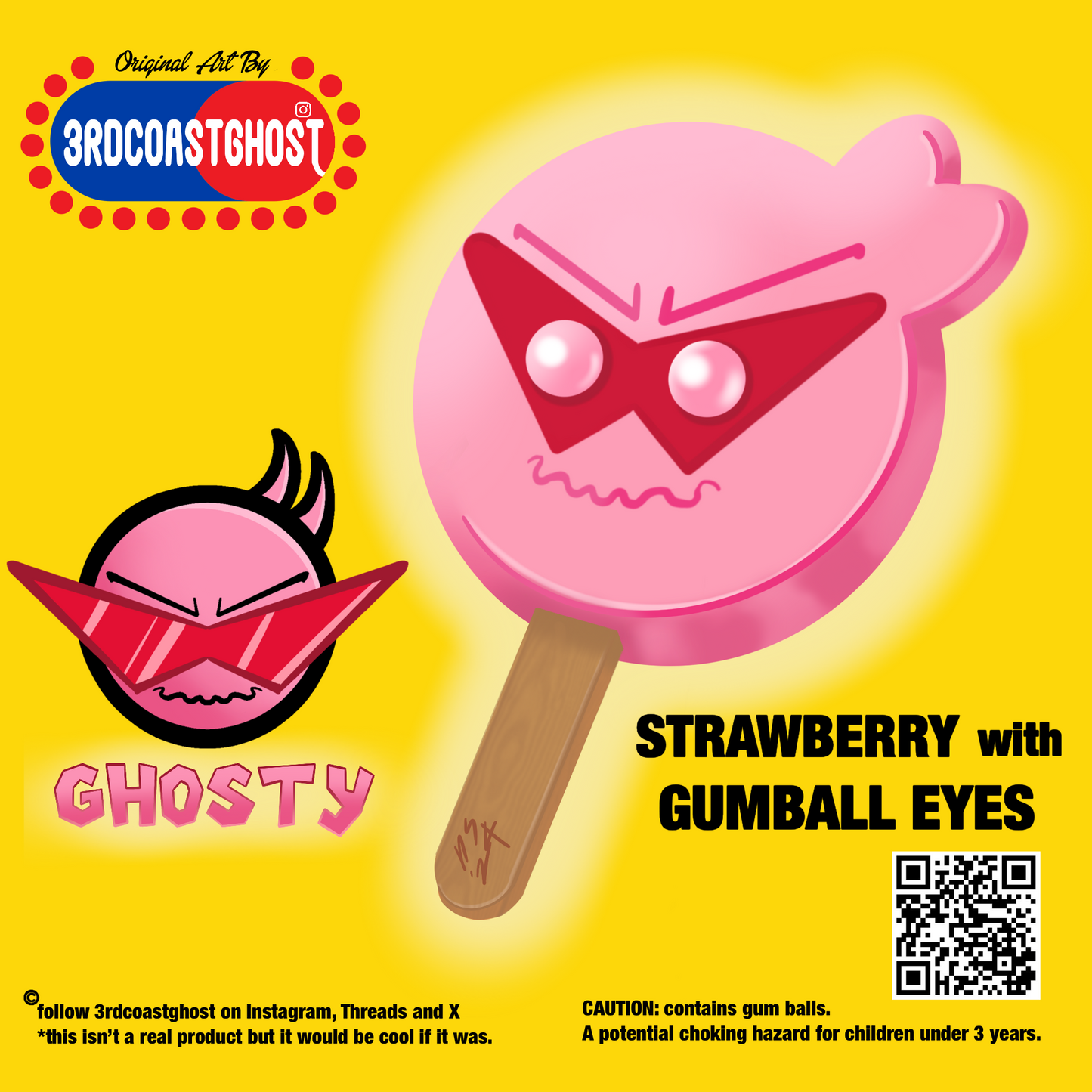 Ghosty Ice Cream Sticker